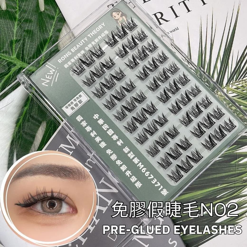 【美妝專用】NEW✨免膠假睫毛N02✨免膠款小雛菊 詳細資訊 2